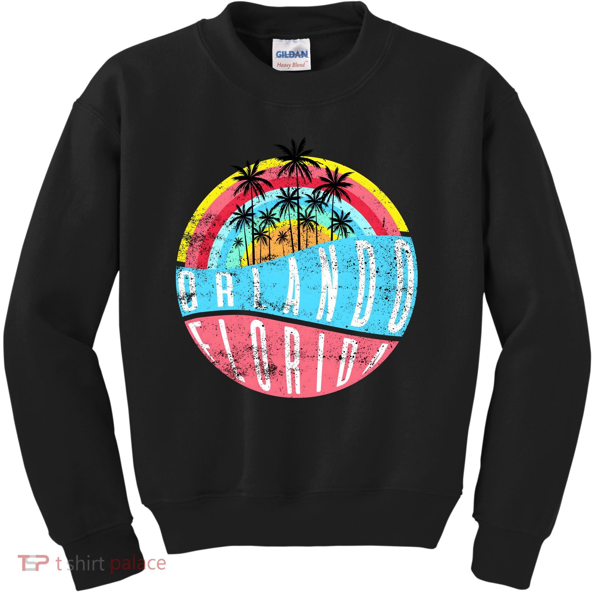 Retro Orlando Florida Icon Kids Sweatshirt