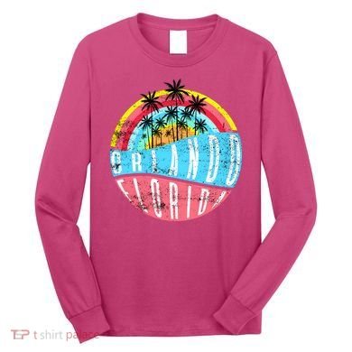 Retro Orlando Florida Icon Long Sleeve Shirt