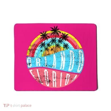 Retro Orlando Florida Icon Mousepad
