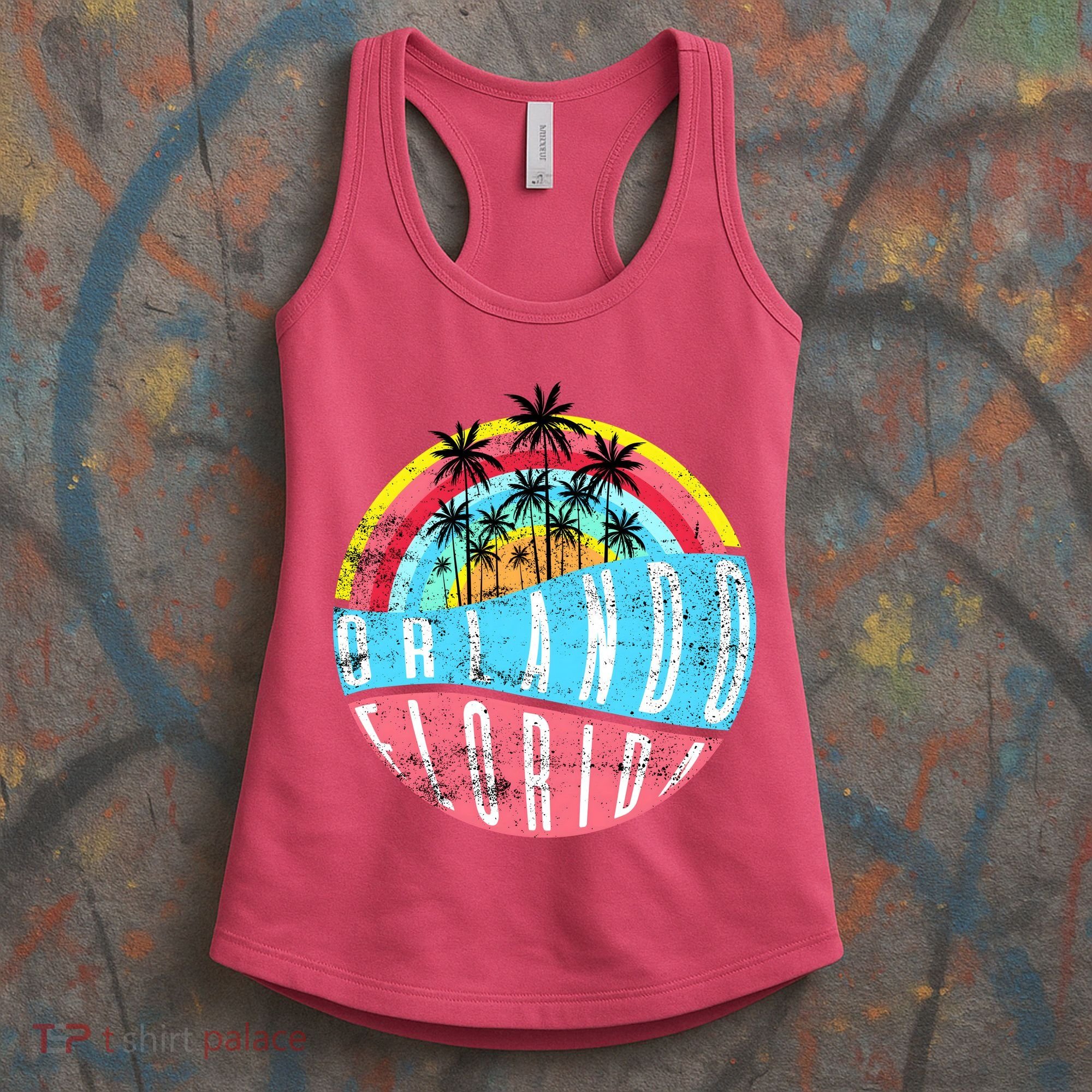 Retro Orlando Florida Icon Women's Tank Top