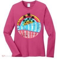 Retro Orlando Florida Icon Women's Long Sleeve Shirt thumb 0
