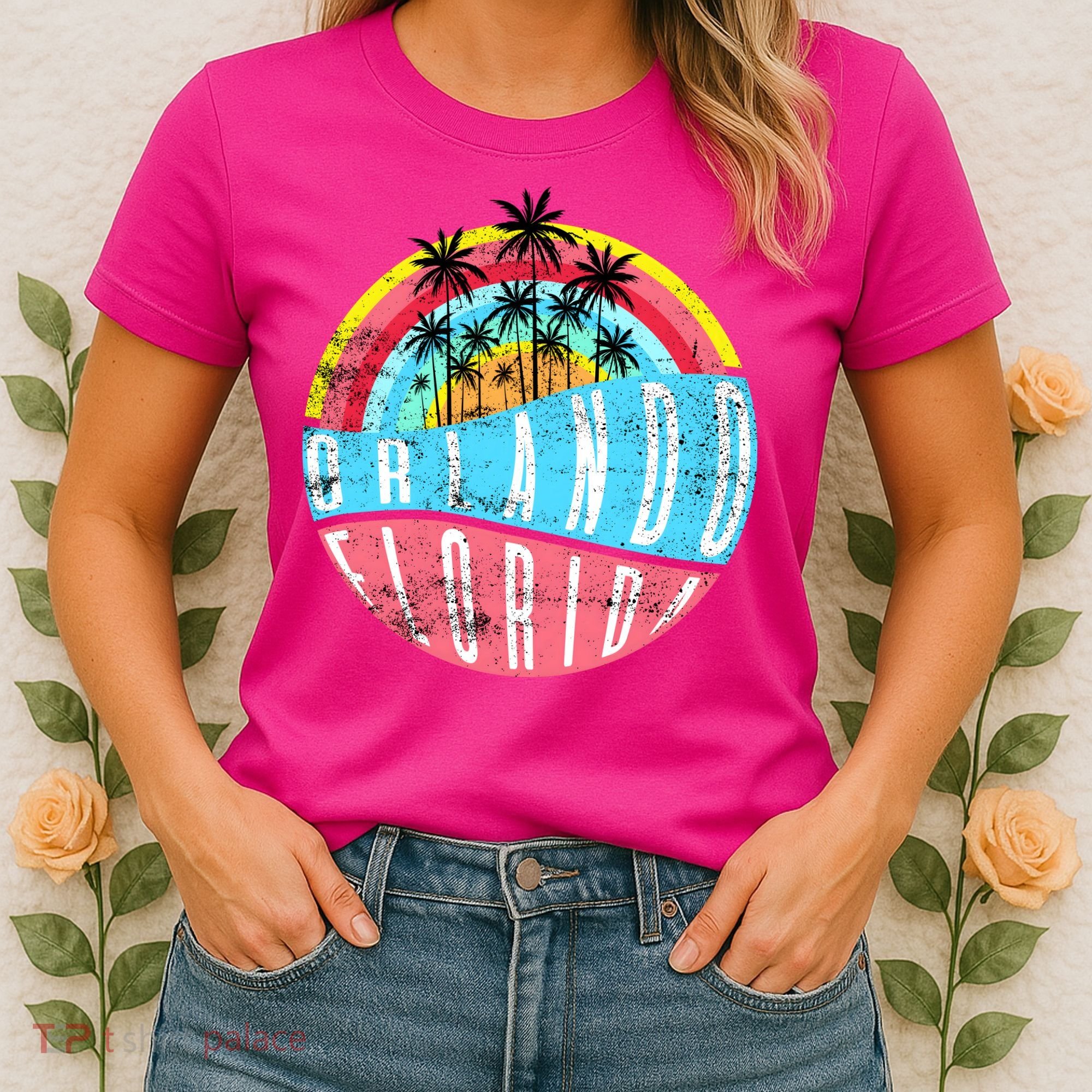 Retro Orlando Florida Icon Women's T-Shirt