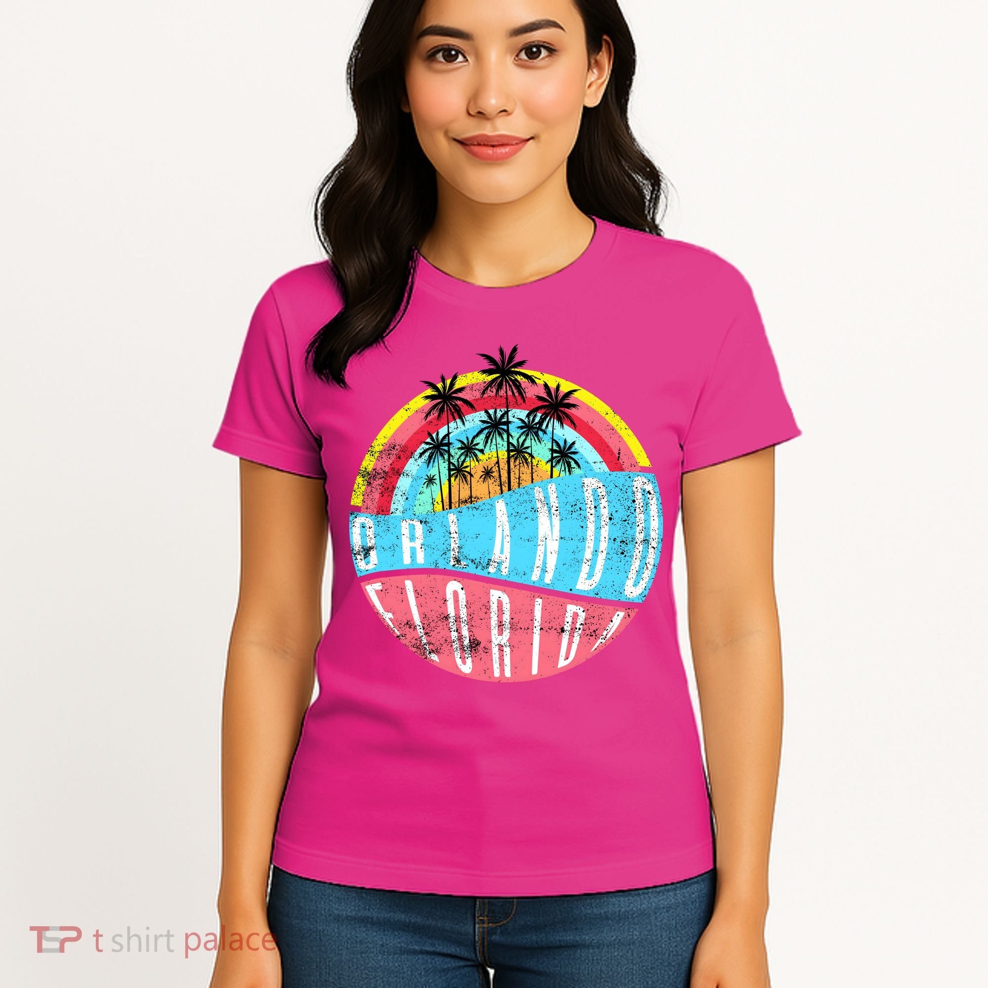Retro Orlando Florida Icon Women's T-Shirt