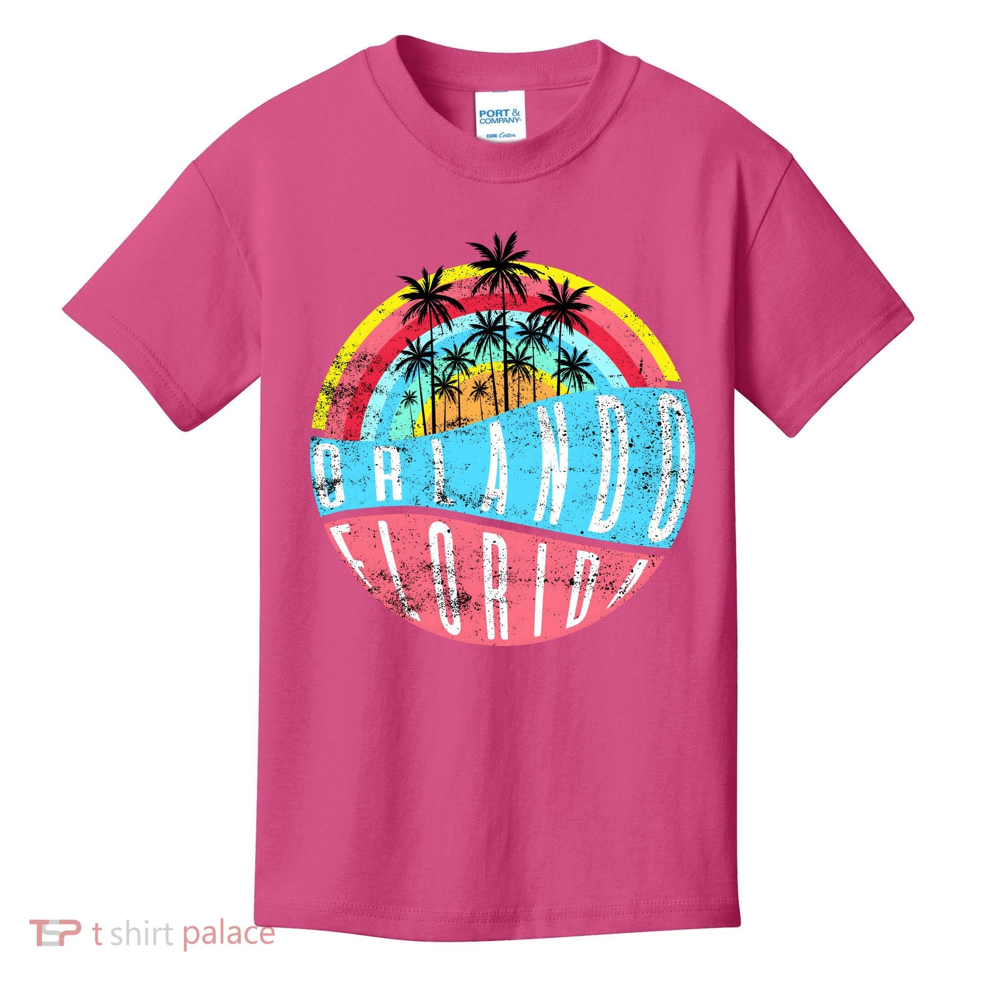 Retro Orlando Florida Icon Kids T-Shirt