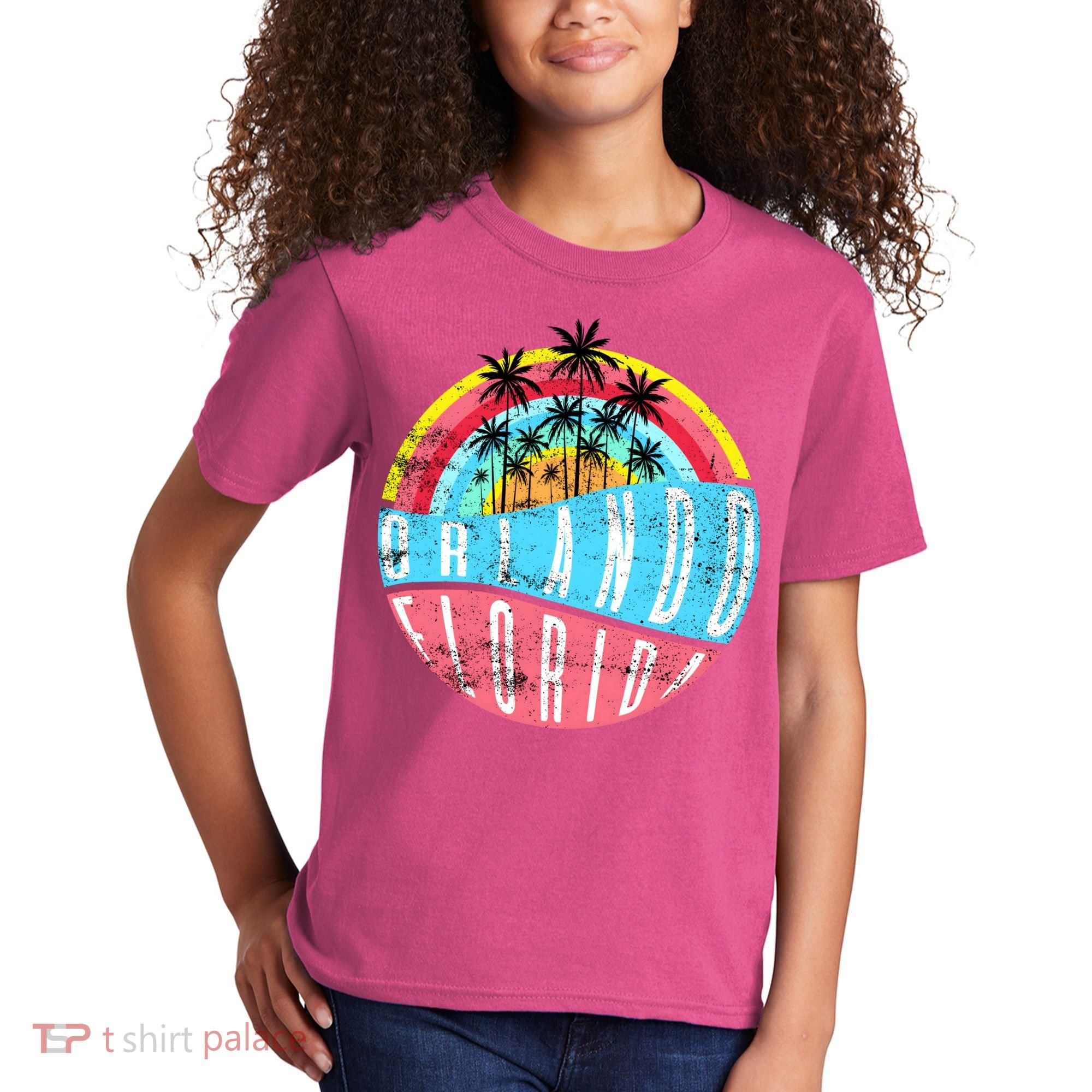 Retro Orlando Florida Icon Kids T-Shirt