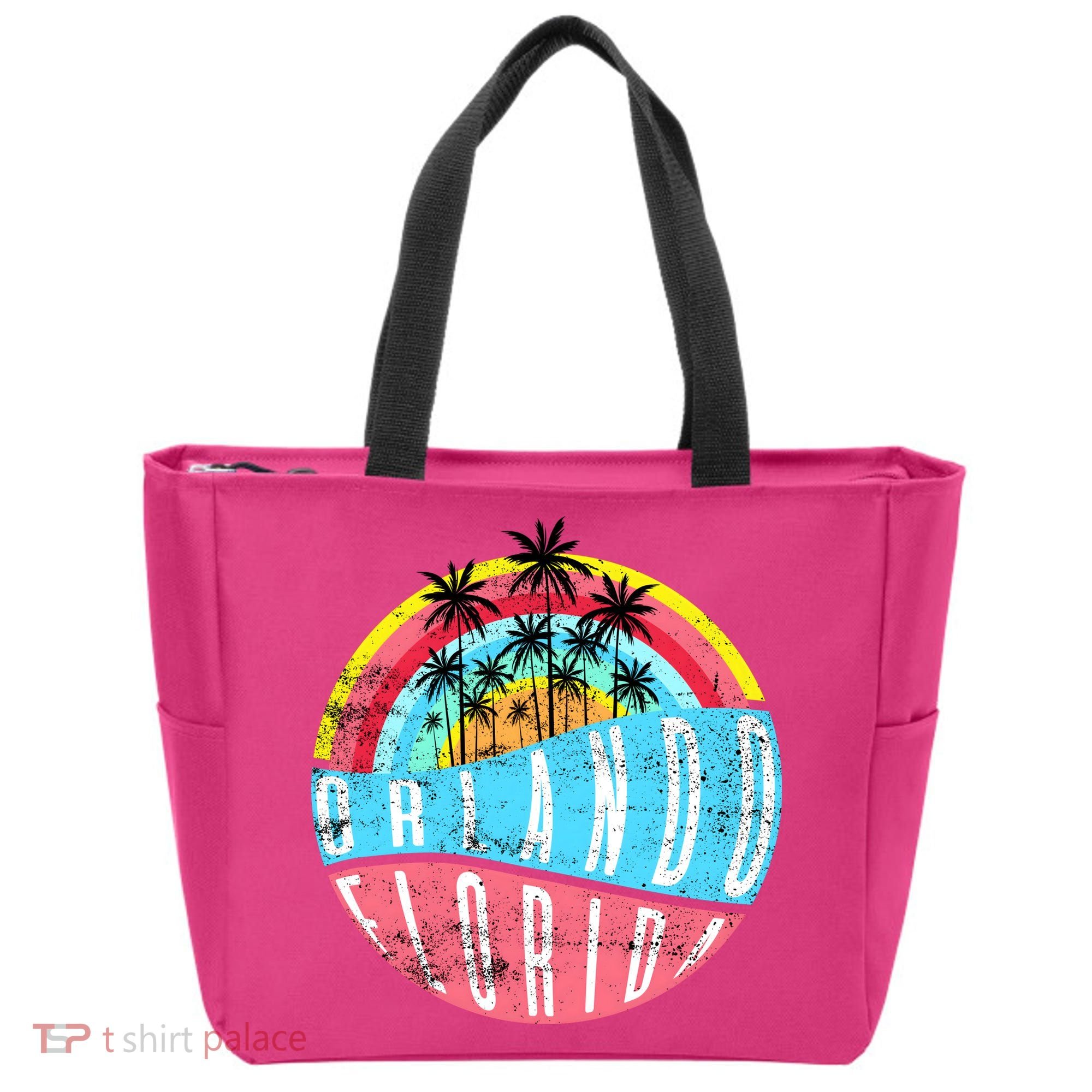 Retro Orlando Florida Icon Tote Bag