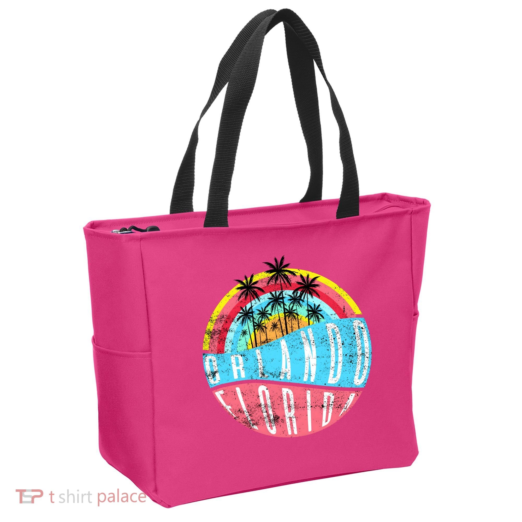 Retro Orlando Florida Icon Tote Bag