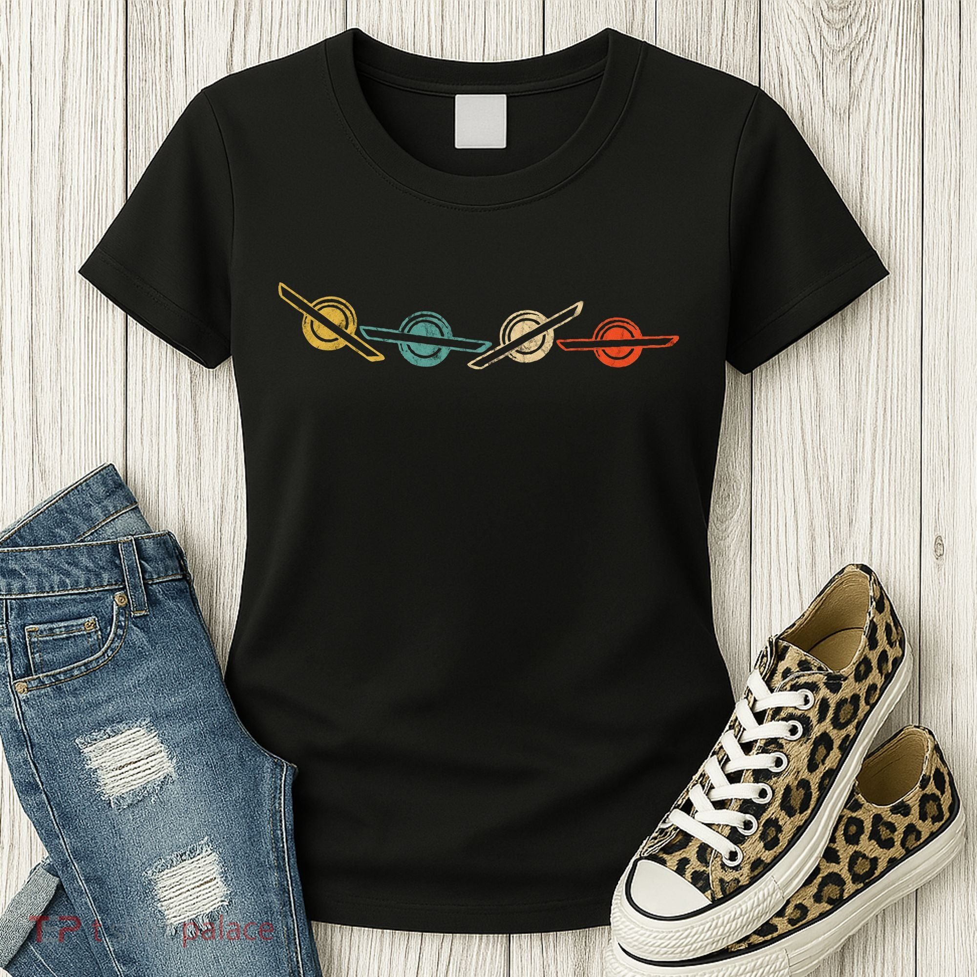 Retro Onewheel Float Electric Skateboard One Wheel Women's T-Shirt