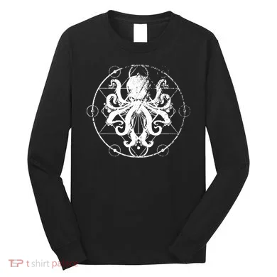 Retro Octopus Gift Long Sleeve Shirt