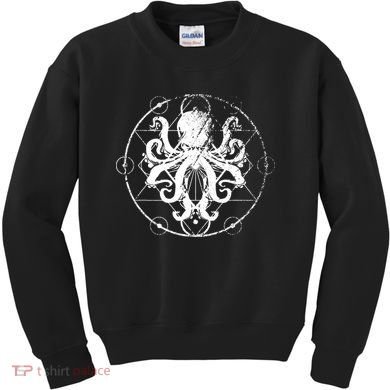 Retro Octopus Gift Kids Sweatshirt