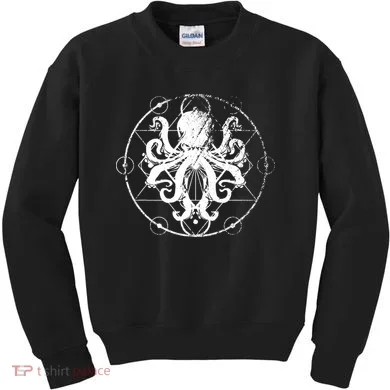 Retro Octopus Gift Kids Sweatshirt