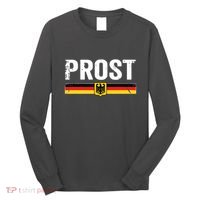 Retro Oktoberfest German Flag Prost Long Sleeve Shirt thumb 0