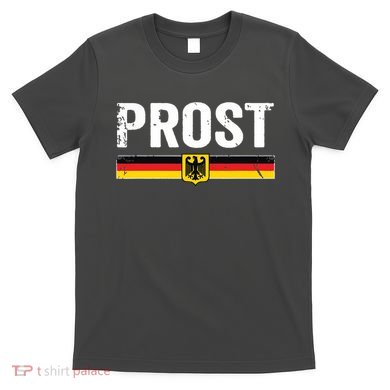 Retro Oktoberfest German Flag Prost T-Shirt