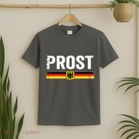 Retro Oktoberfest German Flag Prost T-Shirt thumb 2