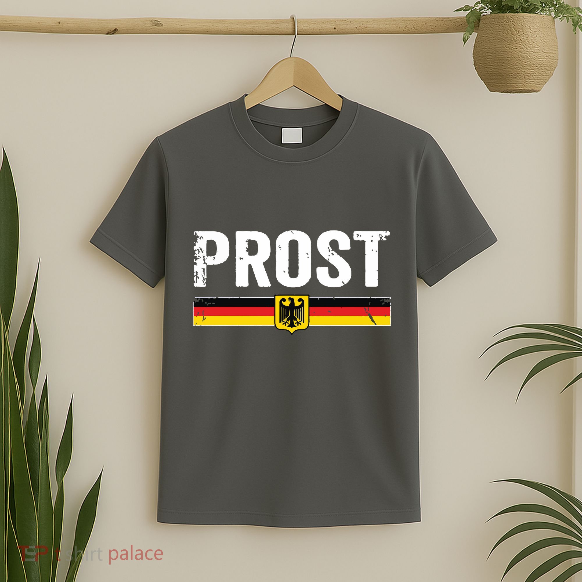 Retro Oktoberfest German Flag Prost T-Shirt