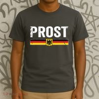 Retro Oktoberfest German Flag Prost T-Shirt thumb 3