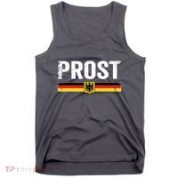Retro Oktoberfest German Flag Prost Tank Top thumb 0