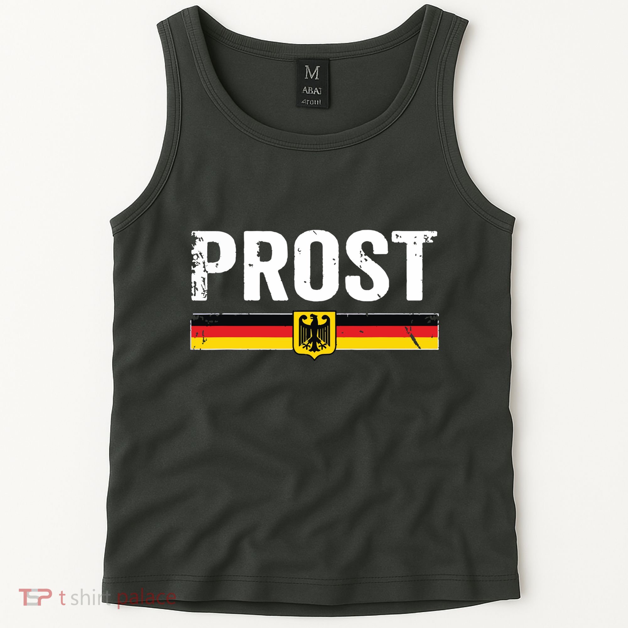 Retro Oktoberfest German Flag Prost Tank Top