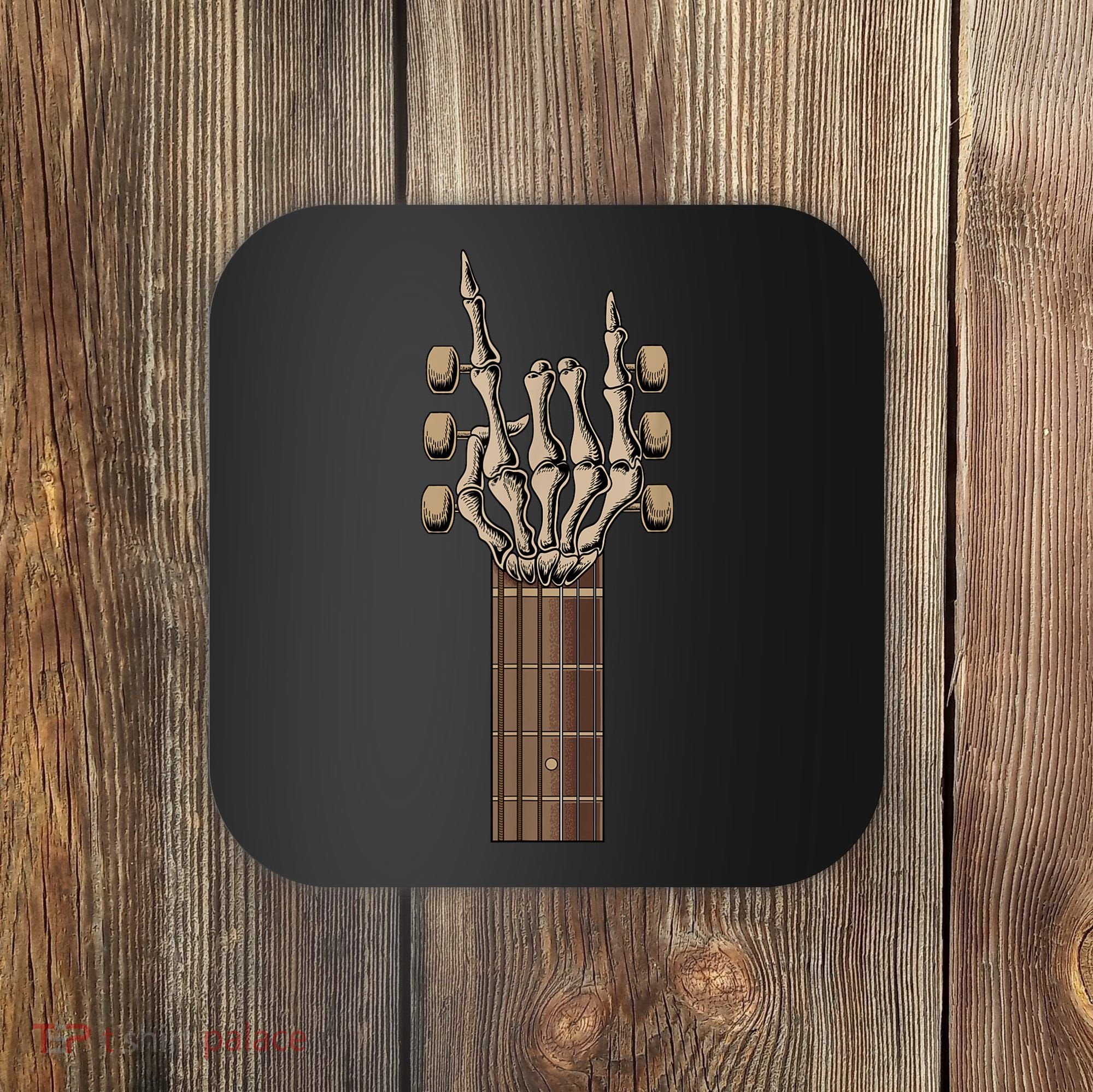 Rock On Guitar Rock & Roll Music Lover Halloween Costume Coaster