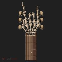 Rock On Guitar Rock & Roll Music Lover Halloween Costume Golf Towel thumb 3