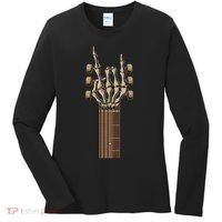 Rock On Guitar Rock & Roll Music Lover Halloween Costume Women's Long Sleeve Shirt thumb 0