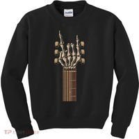 Rock On Guitar Rock & Roll Music Lover Halloween Costume Kids Sweatshirt thumb 0