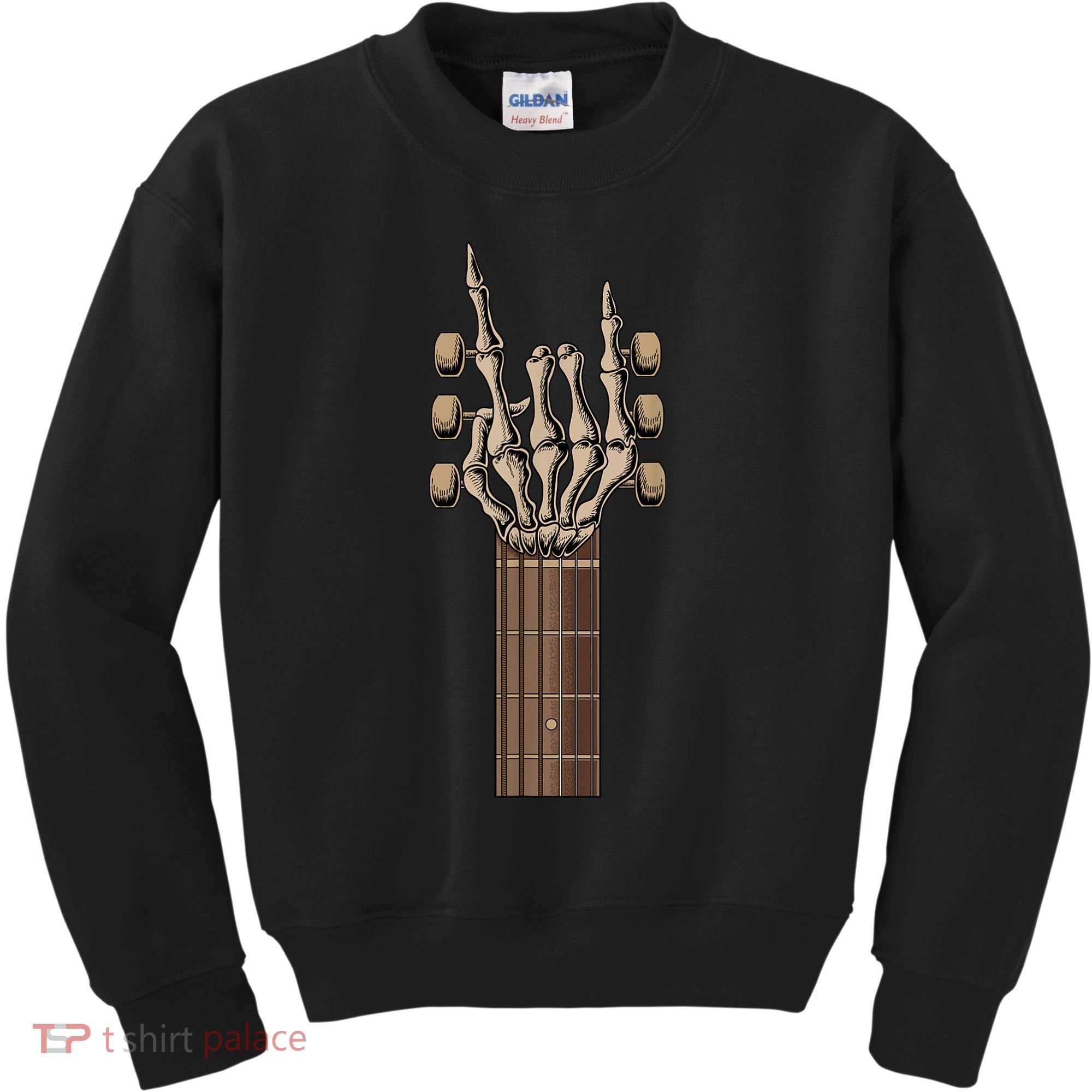 Rock On Guitar Rock & Roll Music Lover Halloween Costume Kids Sweatshirt
