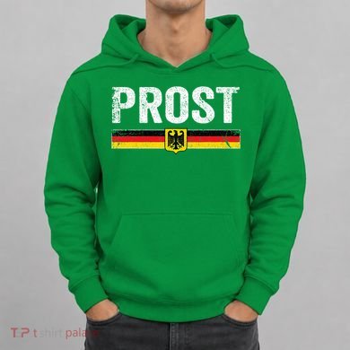 Retro Oktoberfest German Flag Prost Hoodie