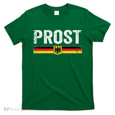 Retro Oktoberfest German Flag Prost T-Shirt