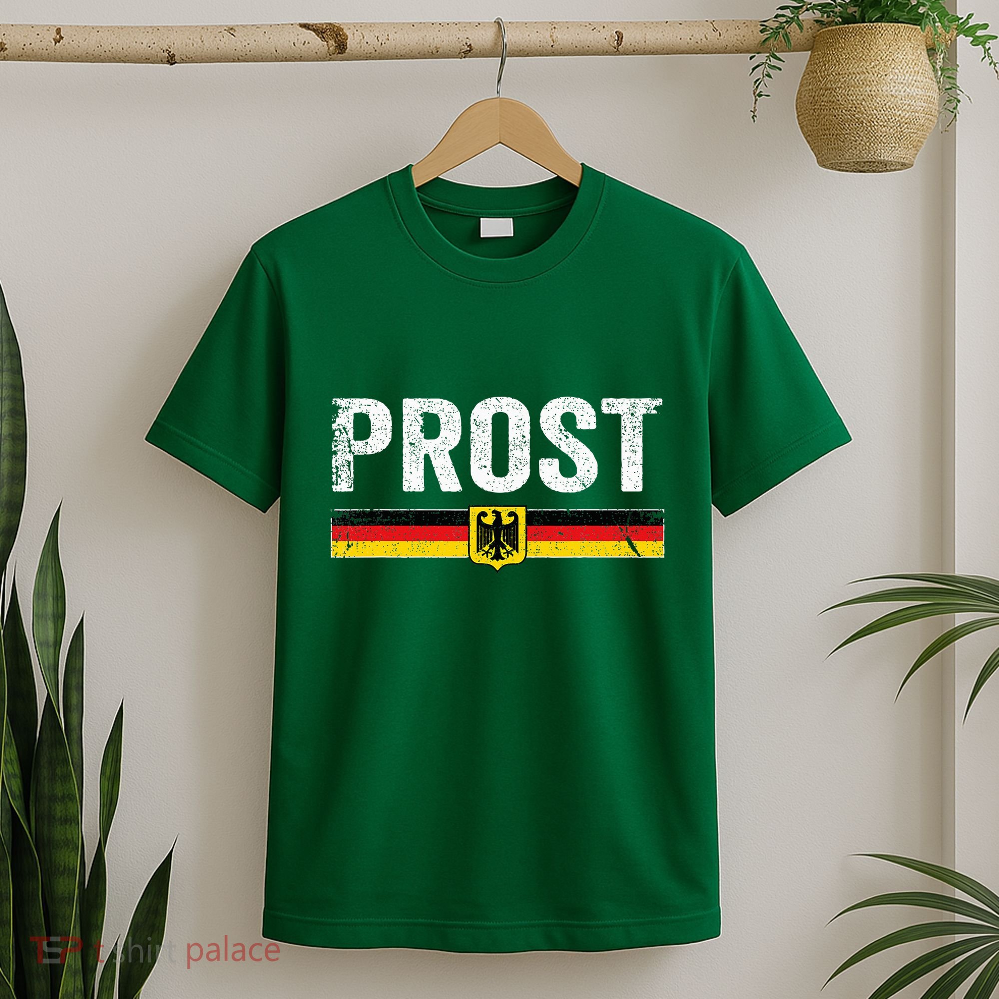 Retro Oktoberfest German Flag Prost T-Shirt