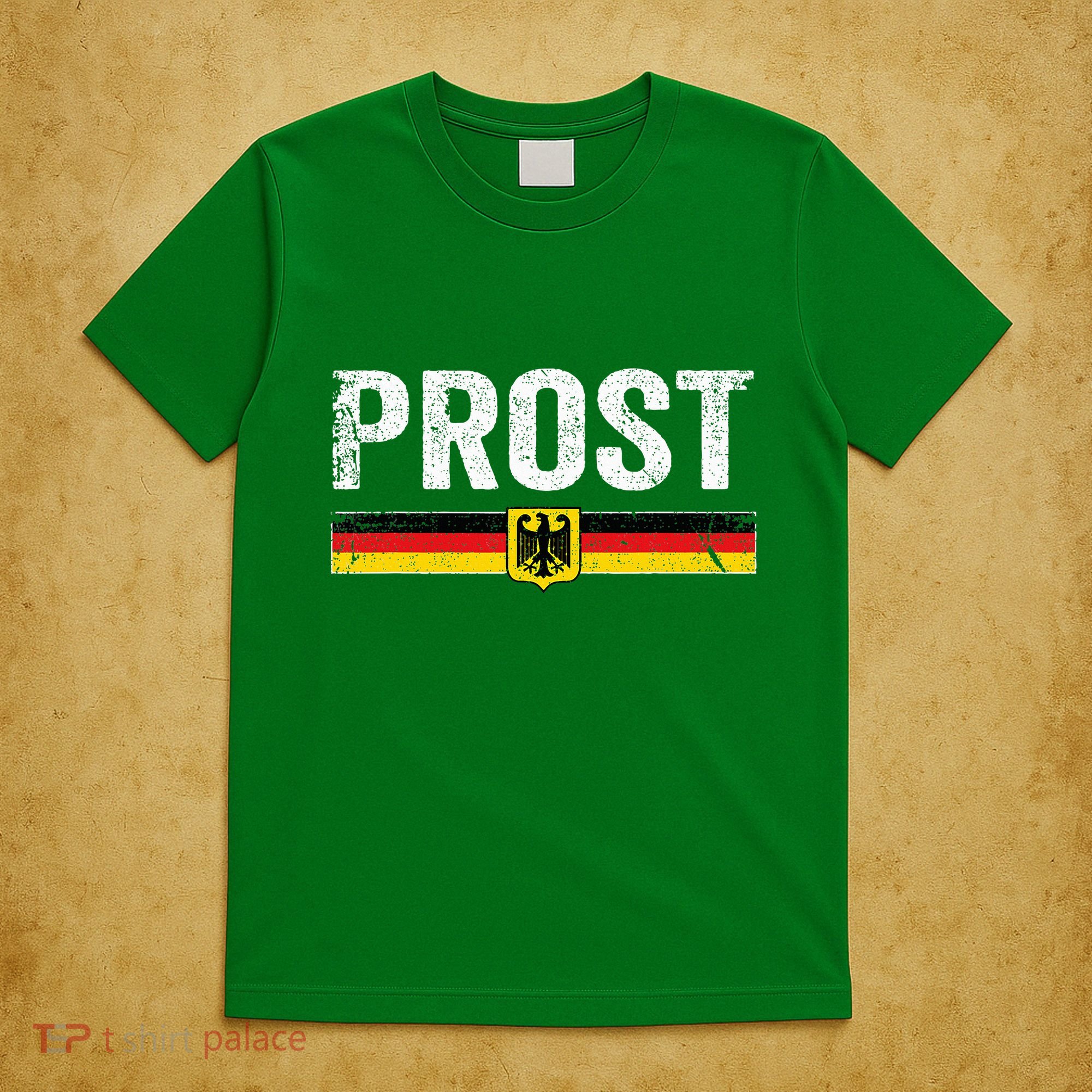 Retro Oktoberfest German Flag Prost T-Shirt