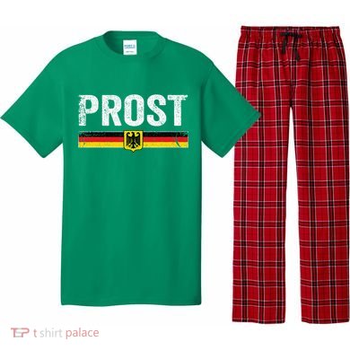 Retro Oktoberfest German Flag Prost Pajama Set