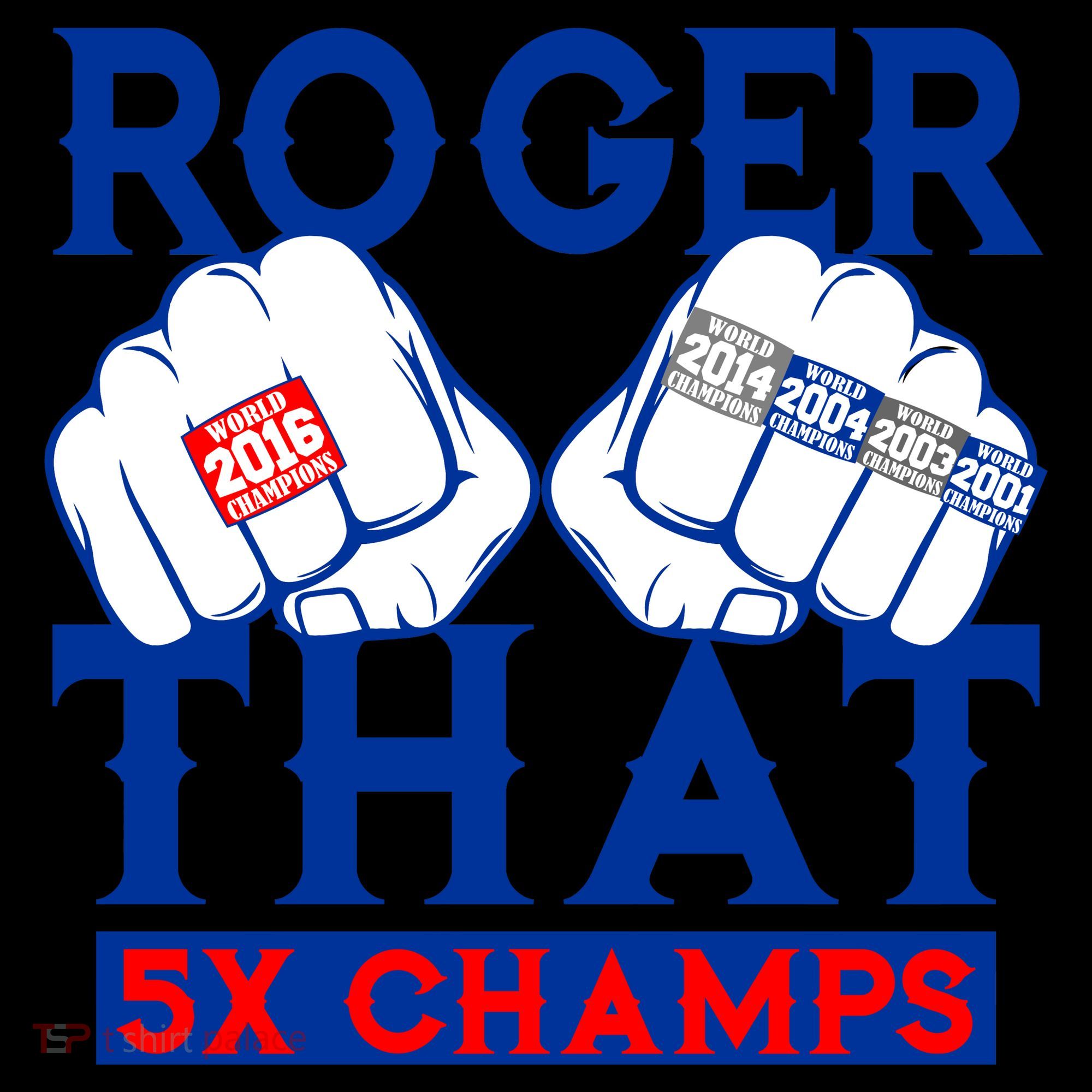 Roger That 5 Time World Champions Rings Coffee Mug