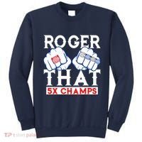 Roger That 5 Time World Champions Rings Sweatshirt thumb 0
