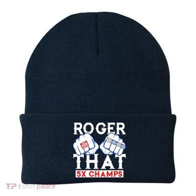 Roger That 5 Time World Champions Rings Beanie