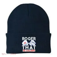 Roger That 5 Time World Champions Rings Beanie thumb 0