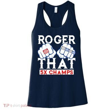 Roger That 5 Time World Champions Rings Women's Tank Top