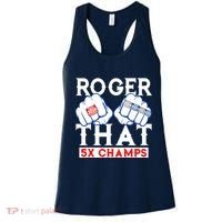 Roger That 5 Time World Champions Rings Women's Tank Top thumb 0