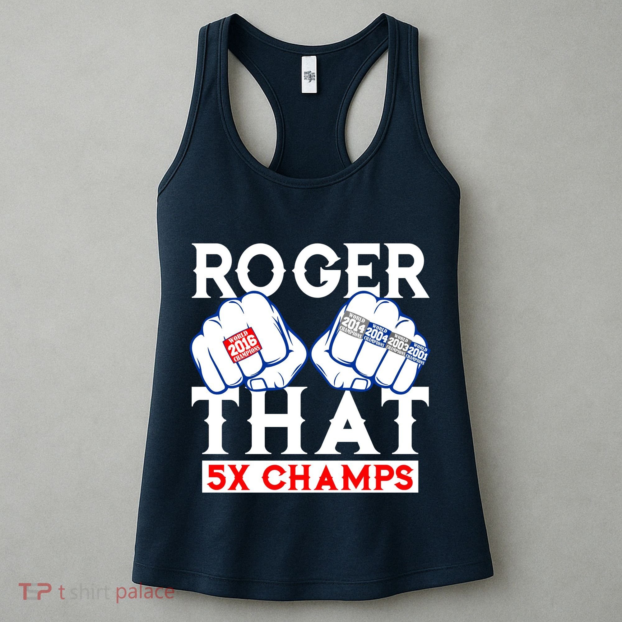 Roger That 5 Time World Champions Rings Women's Tank Top
