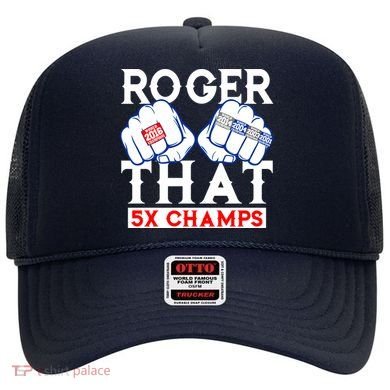 Roger That 5 Time World Champions Rings Hat