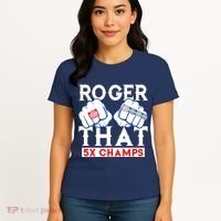 Roger That 5 Time World Champions Rings Women's T-Shirt thumb 4