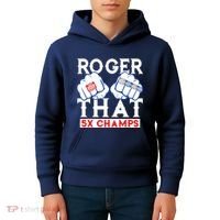 Roger That 5 Time World Champions Rings Kids Hoodie thumb 4