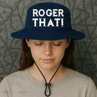 Roger That! Comedic Funny Bucket Hat thumb 3