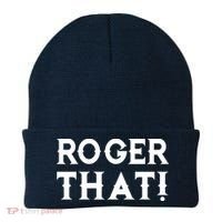 Roger That! Comedic Funny Beanie thumb 0