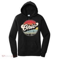 Retro Ohio Home State OH Cool 70s Style Sunset Women's Hoodie thumb 0