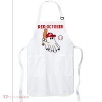Red October Halloween Philadelphia Baseball Ghost Apron thumb 0