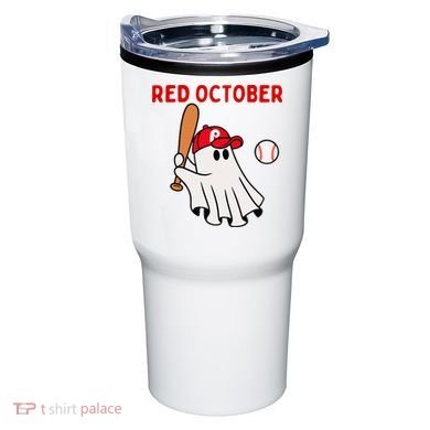 Red October Halloween Philadelphia Baseball Ghost Tumbler