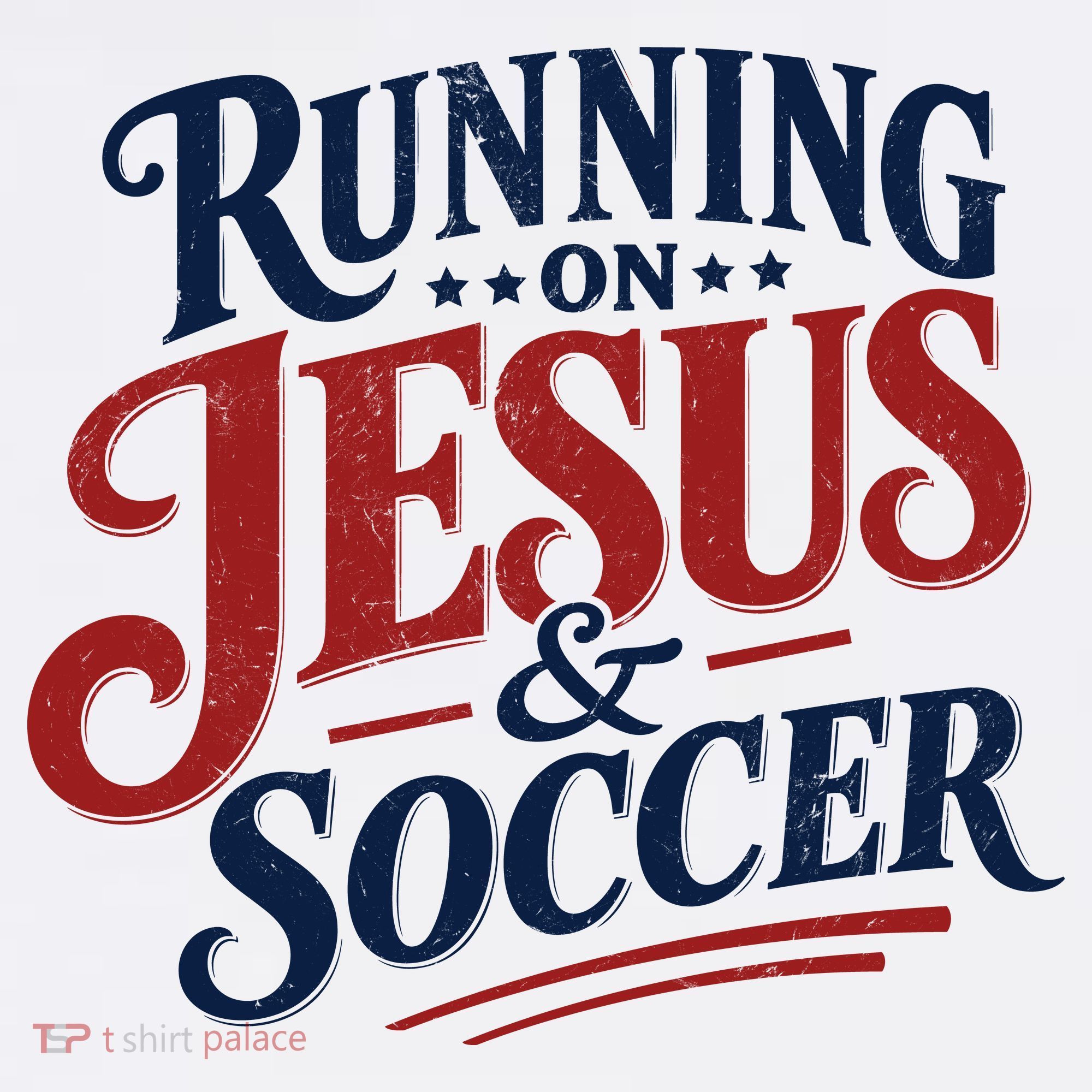 Running On Jesus And Soccer Women's T-Shirt
