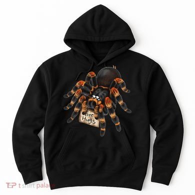 Red Orange Knee Tarantula Spider Hugs Hoodie