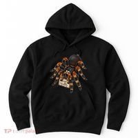 Red Orange Knee Tarantula Spider Hugs Hoodie thumb 0